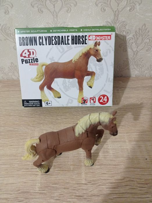 Объемные 4D пазлы Master , набор динозавр с головами, в новом состояни