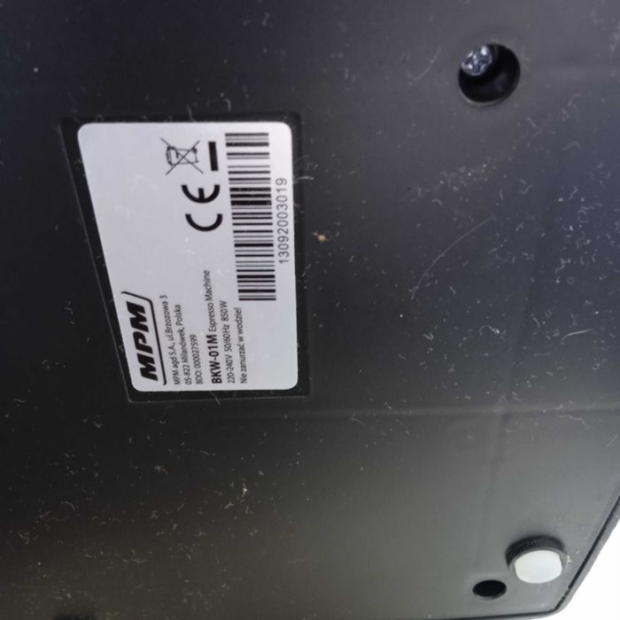 ekspres kolbowy MPM BKW-01M 850W  ciśnieniowy