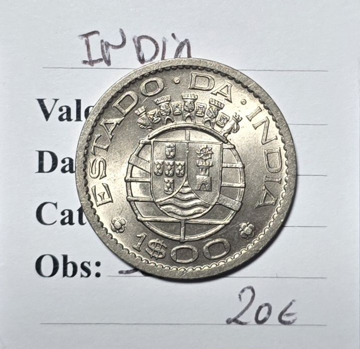 1$00 1958  Índia