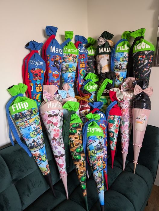 Szyta tyta róg obfitości dla pierwszoklasisty Minecraft Stich brawl po