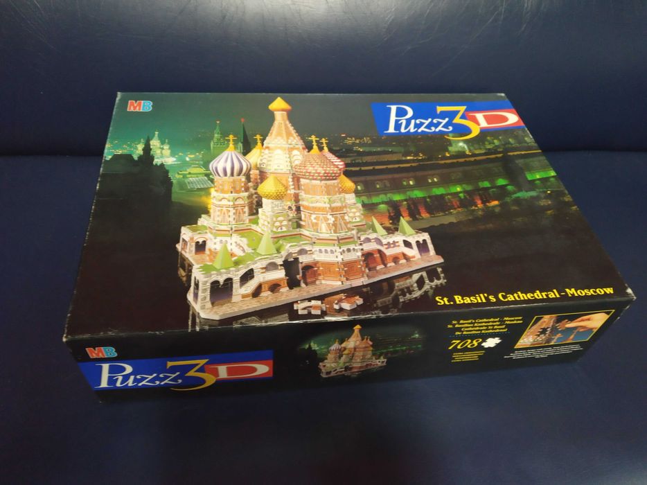 MB Puzz3D Catedral São Basílio Moscovo 708 Peças | Coleção Anos 2000