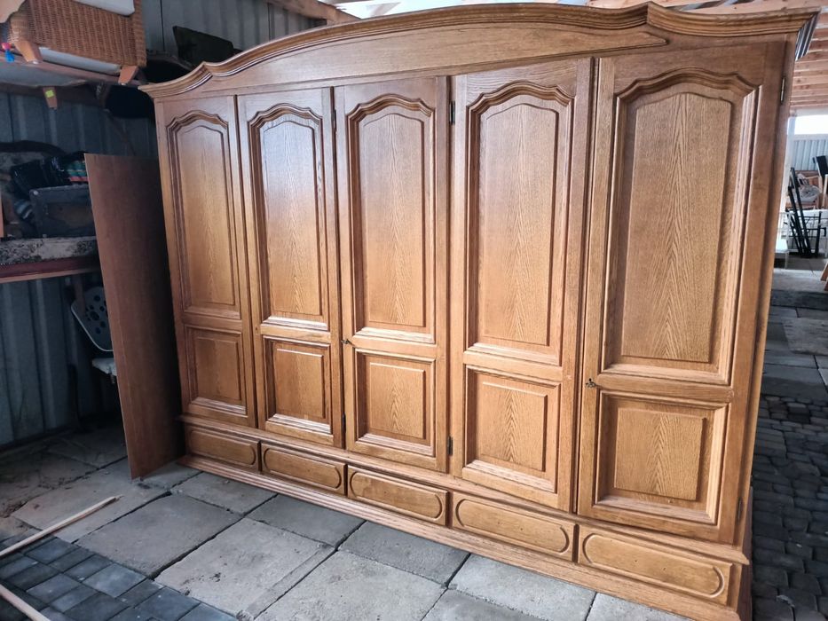 Szafa 5-drzwiowa dębowa