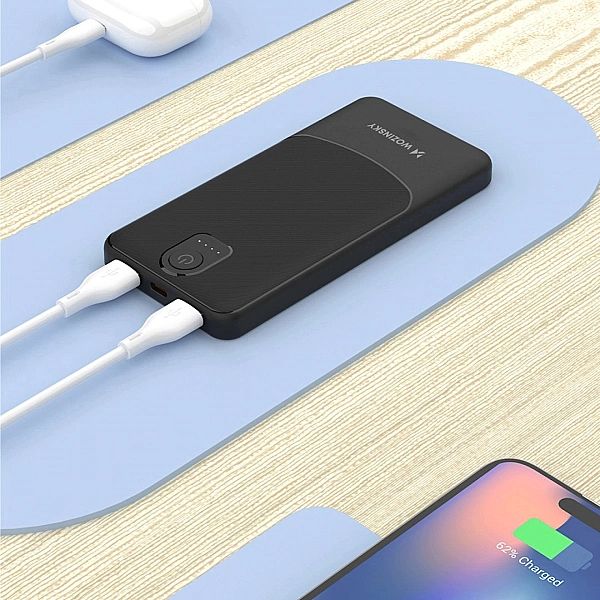Powerbank Wozinsky Wpower WPBBK-2/10000mAh - czarny