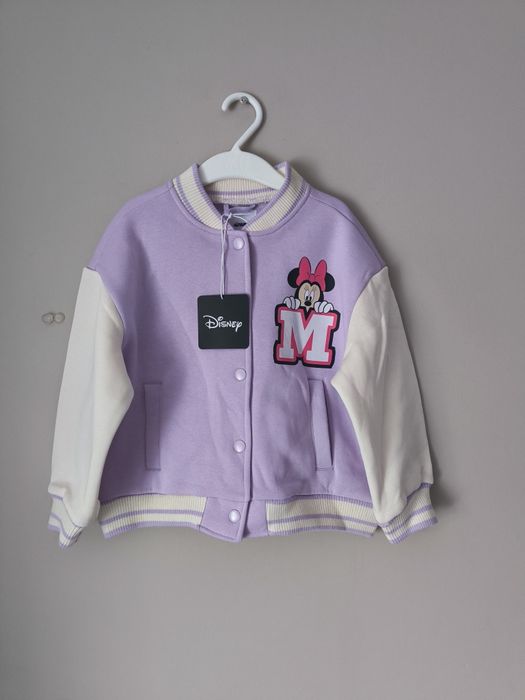 Bluza kurtka bomberka Sinsay 104 Myszka Minnie Mouse Disney jesień