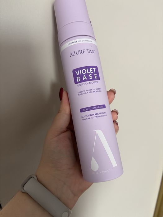 Azure Tan Pianka samoopalająca fioletowa baza – dark do ultra dark 200 ml