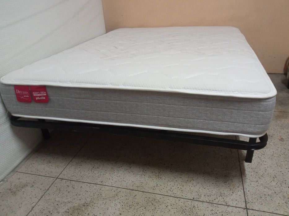 Base cama casal completa