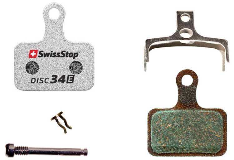 Pastilhas de travão de disco SwissStop 34 E Shimano para E-Bike