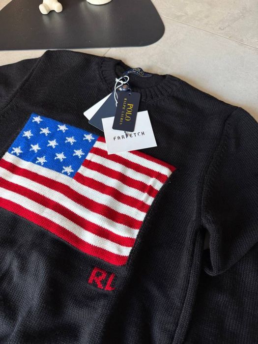 Светр Polo Ralph Lauren чорний чоловічий светр поло ральф лаурен