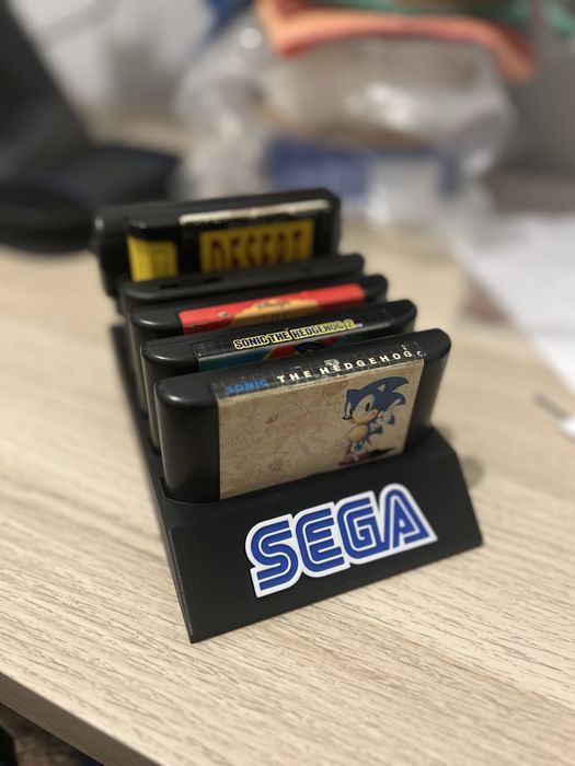 Suporte cartuchos sega mega drive
