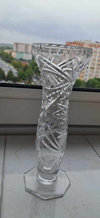 Wazon mały kryształowy