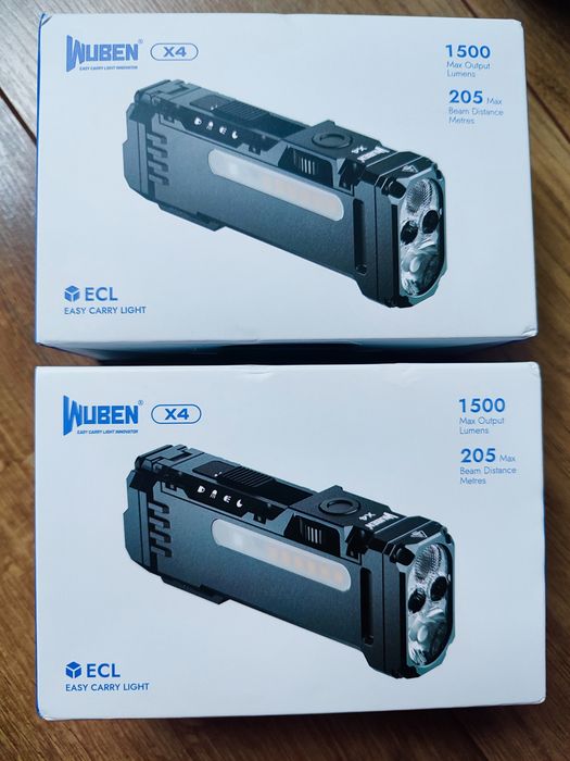 WUBEN X4 Black , Gray, White Ліхтарик ручний