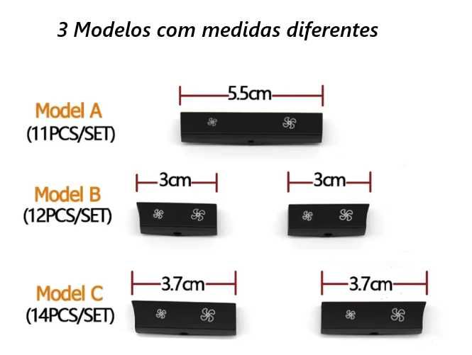 Botão teclas climatronic AC Ventilação Bmw F10 F11 F07 F06 F12 F01 F02 F15 F16 NOVO