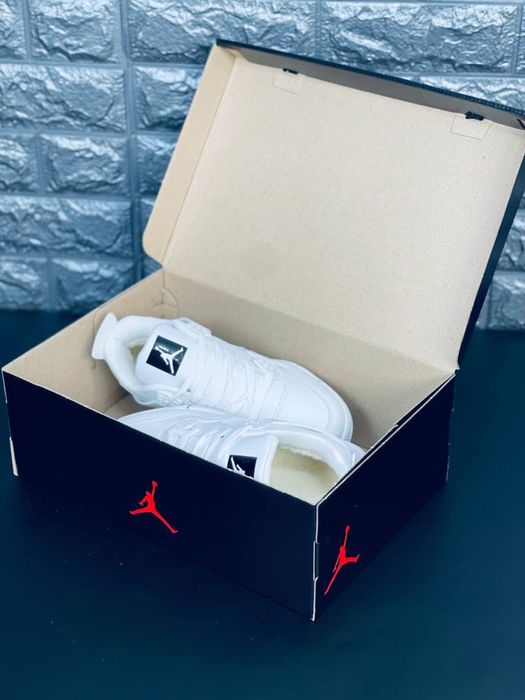 Кожаные зимние кроссовки Jordan Aura 4 / зимові кросівки Найк Аура 4