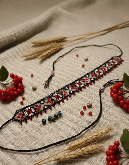 Намисто-Силянка з Бісеру (Чокер)