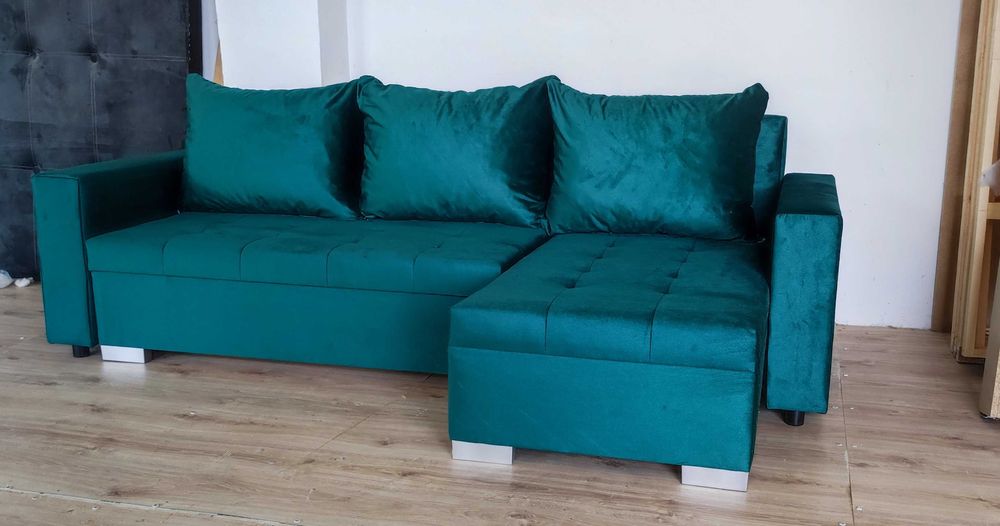 Kanapa Aston. Kanapa z funkcją spania. Rozkładany narożnik