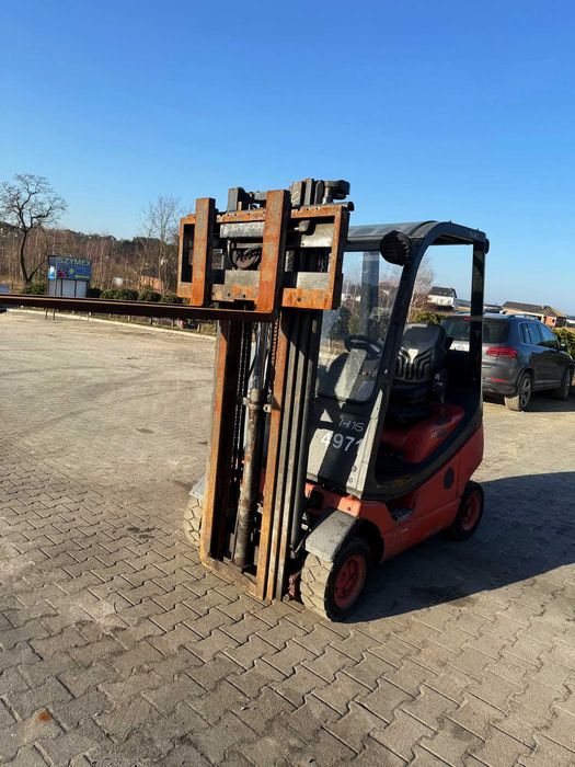 wózek widłowy LINDE H16T-02 1600kg Triplex 4.60m silnik VW LPG przesuw