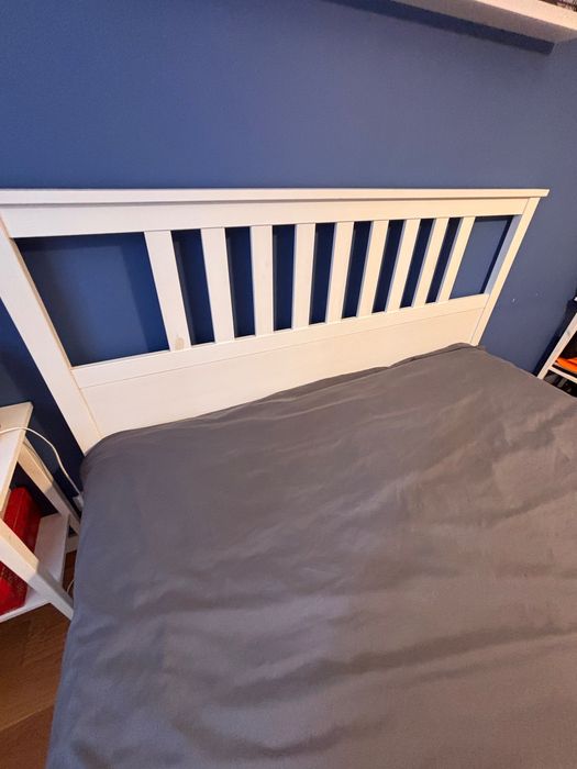 Łóżko Ikea Hemnes 160x200 + 2 stoliki nocne