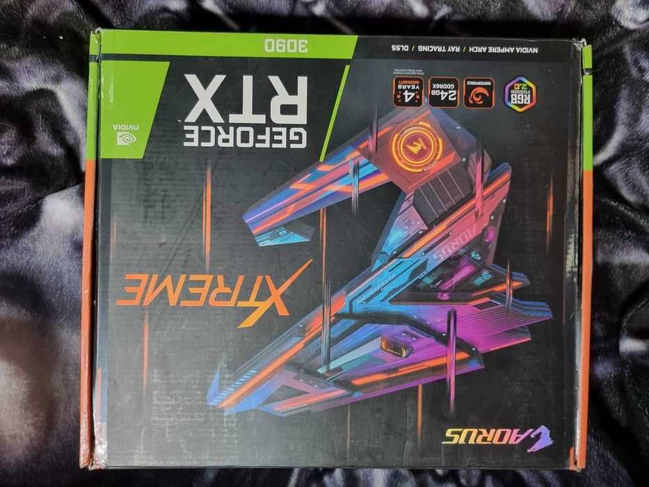 RTX 3090 Gigabyte AORUS XTREME WATERFORCE 24G+UPGRADE PARA Refrigeração Líquida Custom Premium