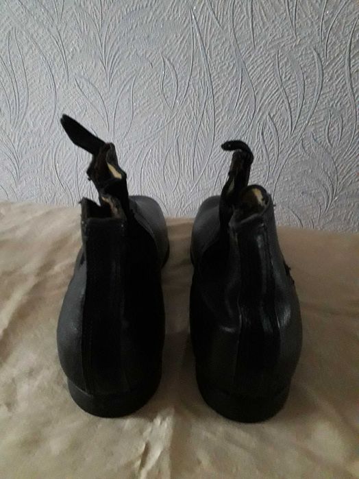 Ботинки военные кожаные антиквариат.Челси дизайн