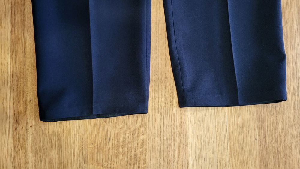 Spodnie męskie czarne garniturowe eleganckie XL 54