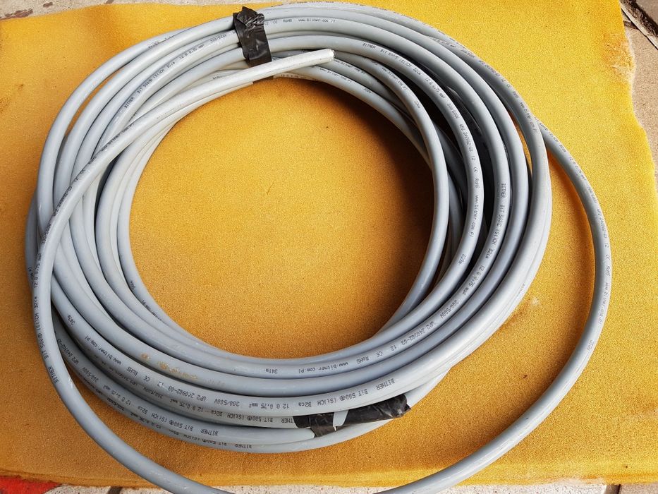 tytuł-> Przewód sterowniczy ekranowany 12x0.75 mm2 BITNER rolka 20m