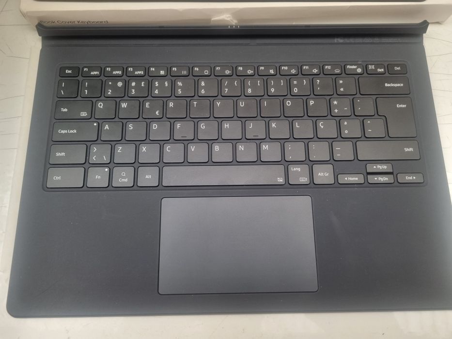 Teclado/capa oficial Samsung S9 Tab Ultra/ S10 Tab Ultra