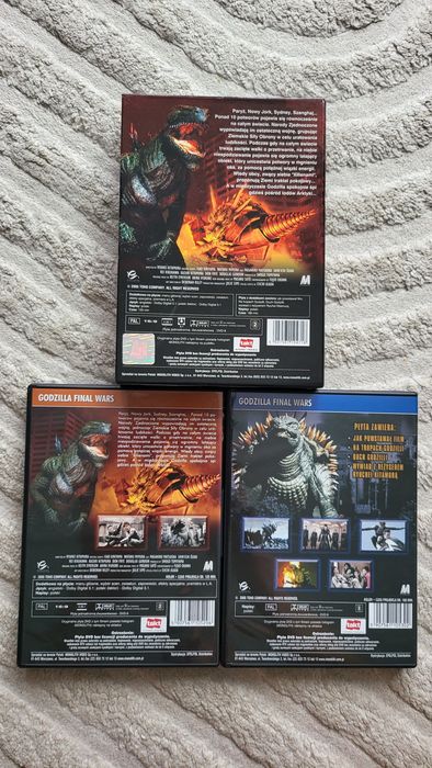 Godzilla ostatnia wojna edycja kolekcjonerska,  2 DVD, totalny unikat.