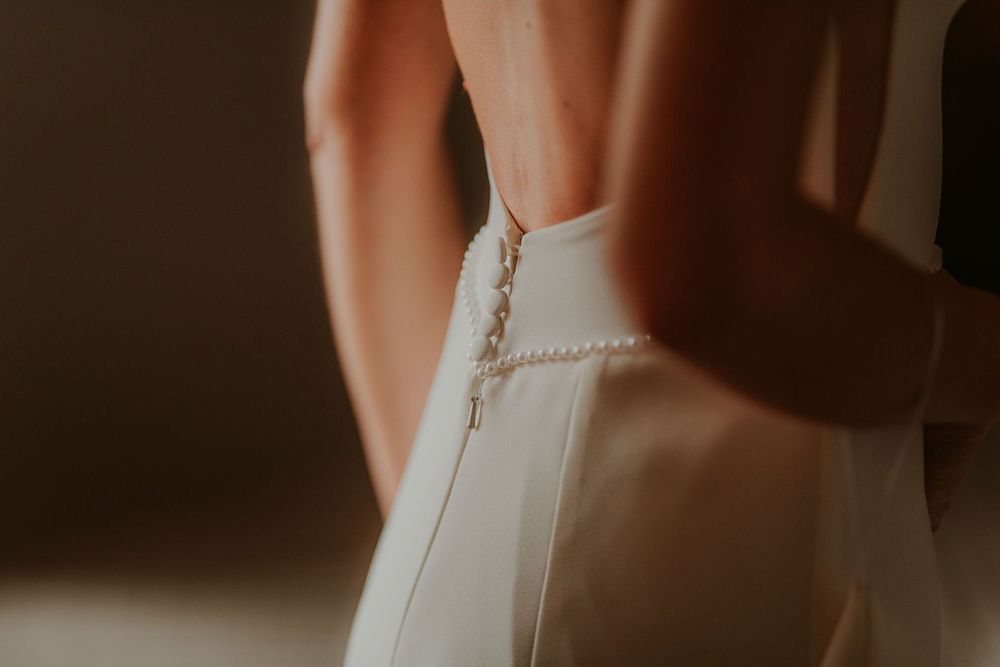 Suknia ślubna z trenem