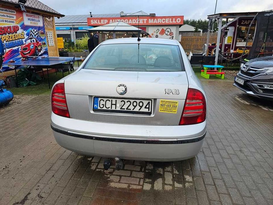 Skoda Superb 2003r/2.8 V6 benz gaz lpg/automat/PT maj2027r/193KM/hak