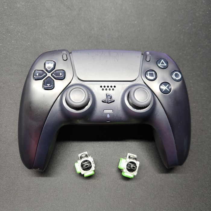 Dualsense preto PS5 com joysticks TMR Favor Union