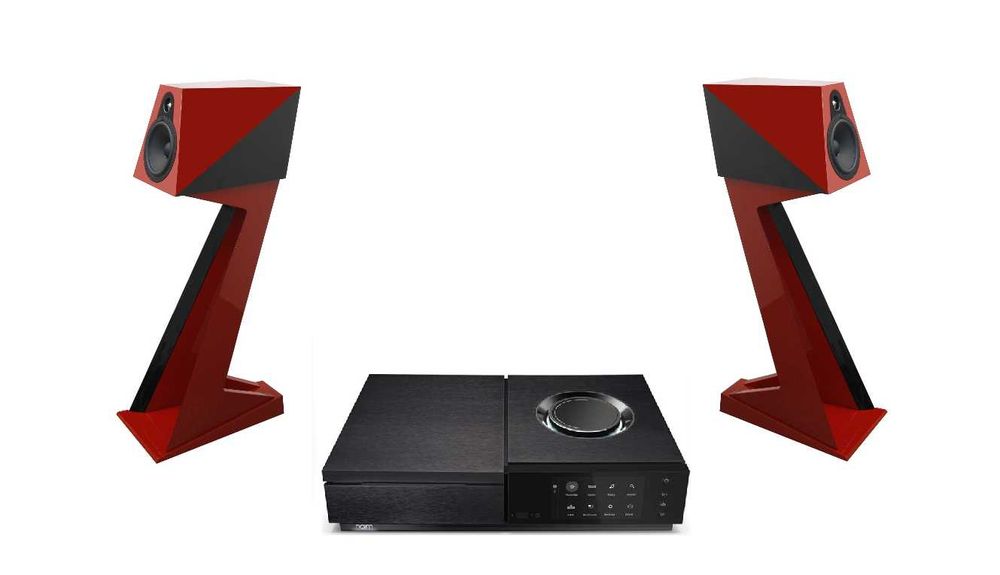 Naim Uniti Star + Acoustique Quality Passion Orca (czerwone) +kabel 3m
