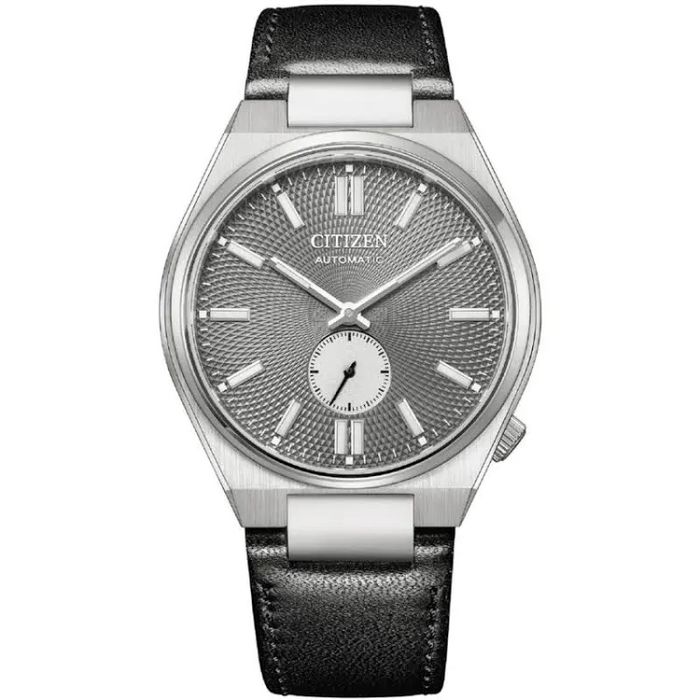 CITIZEN NK5010-01H zegarek meski stalowy skorzany elegancki nowy