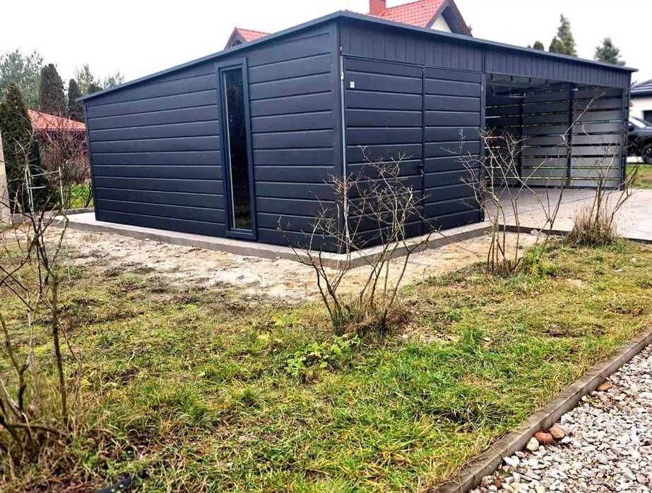 Zadaszenie SAMOCHODOWE + Schowek  profil OCYNK