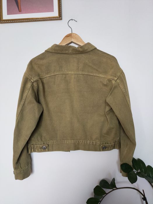 Kurtka Jeansowa Katana Sinsay S Zielona Khaki