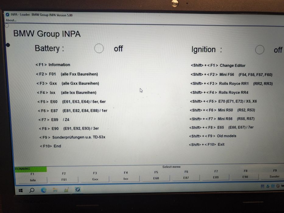 Máquina diagnóstico BMW ISTA