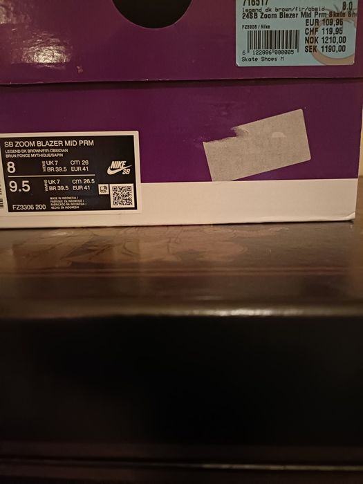 Sb Zoom Blazer Mid Prm Sk8 Novos