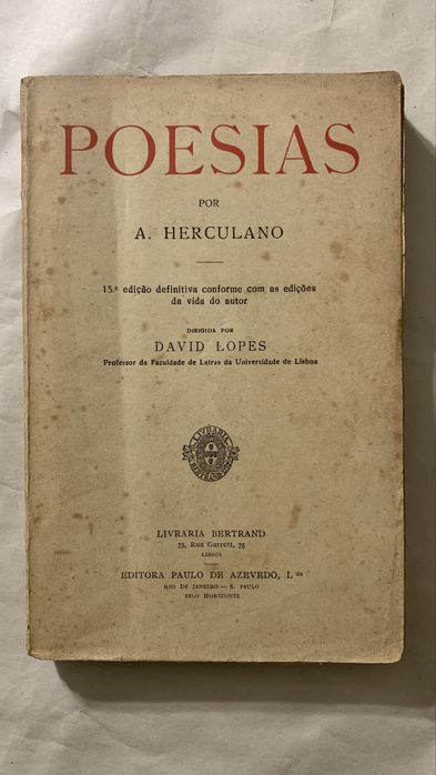 Poesias - Alexandre Herculano