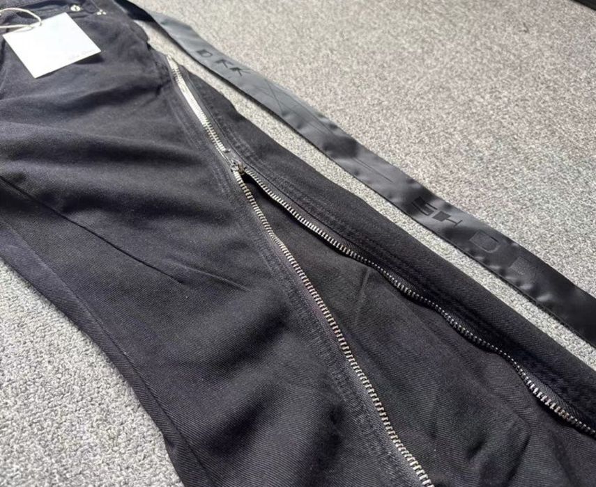 Джинсы клеш flared jeans Rick Owens black