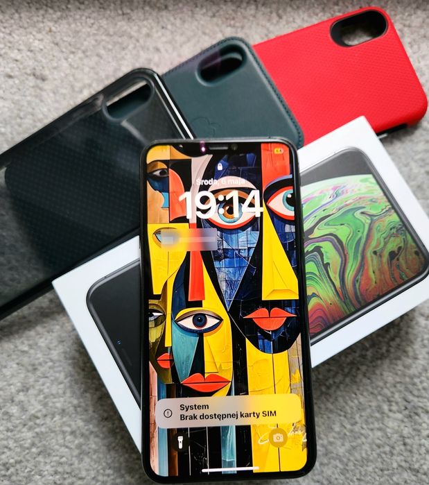 Iphone Xs Max Space Gray 512gb  plus dodatkowo etui