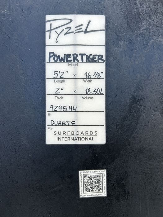 Surfboard Pyzel Power Tiger