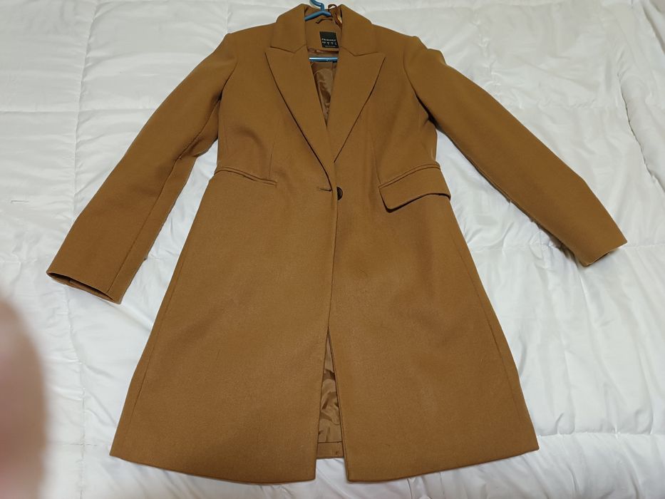 sobretudo cor camel S