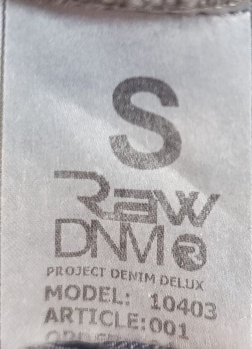 Długa kurtka jeansowa niebieska oversize S/36