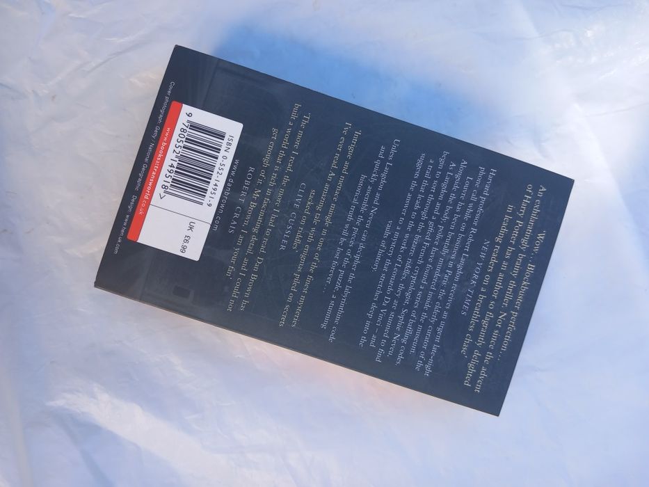 The Da Vinci Code DAN BROWN - Livro Inglês