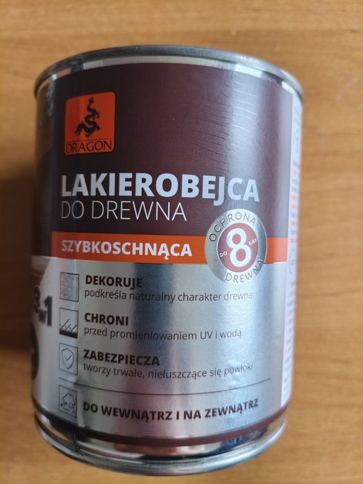 Lakierobejca do drewna kolor antracyt 0,7L