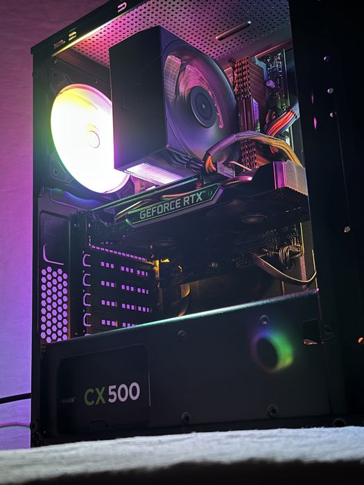 Komputer gaminowy SSD 1TB+ RTX + 6x6 + RGB