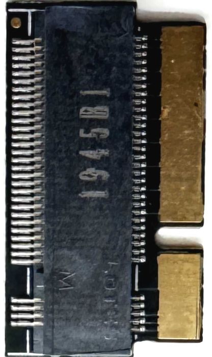 Адаптер переходник M2 SSD NVME 7+17pin Apple Macbook A1398 Early 2013