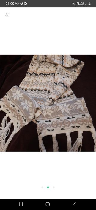 Шарф зимовий теплий