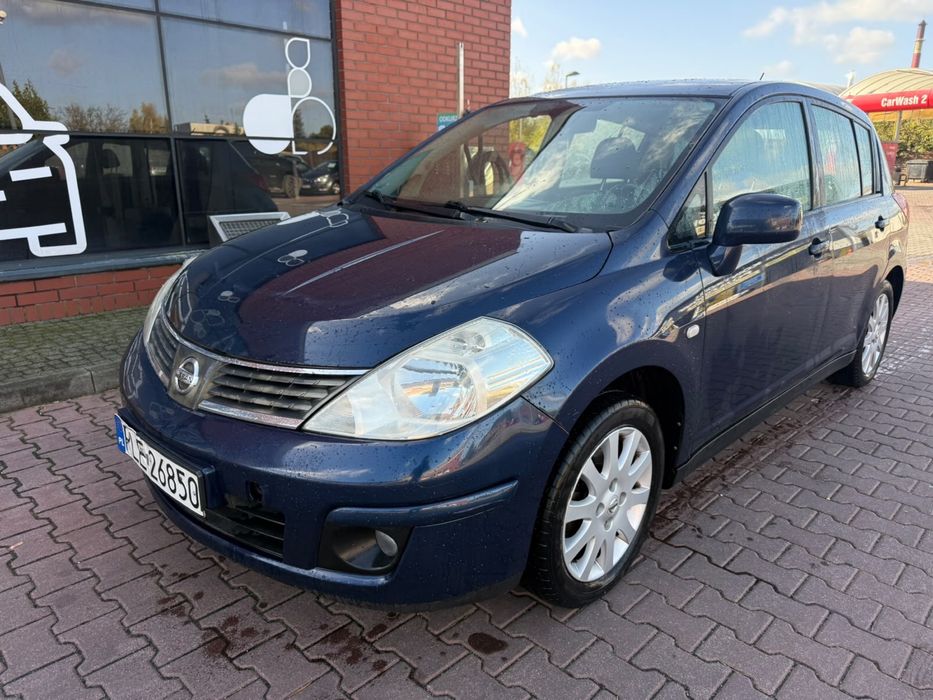 NISSAN TIIDA *  diesel * klimatyzacja * hak * doinwestowany *