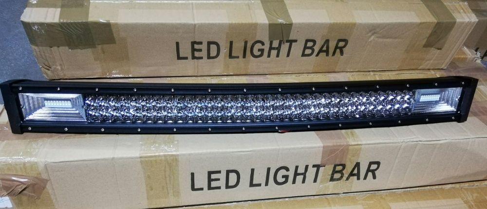 Barra led curva 405W + kit ligação