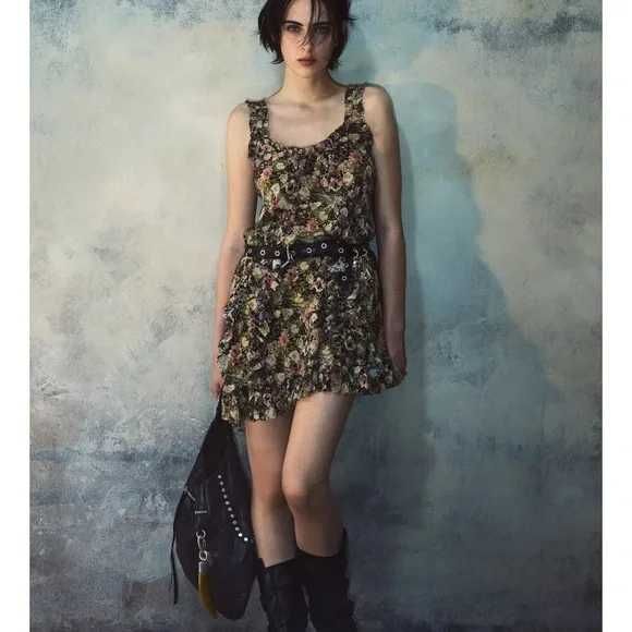 ZARA x KATE MOSS |exclusive silk| M